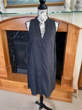 Loft Sleeveless V-Neck Shift Dress